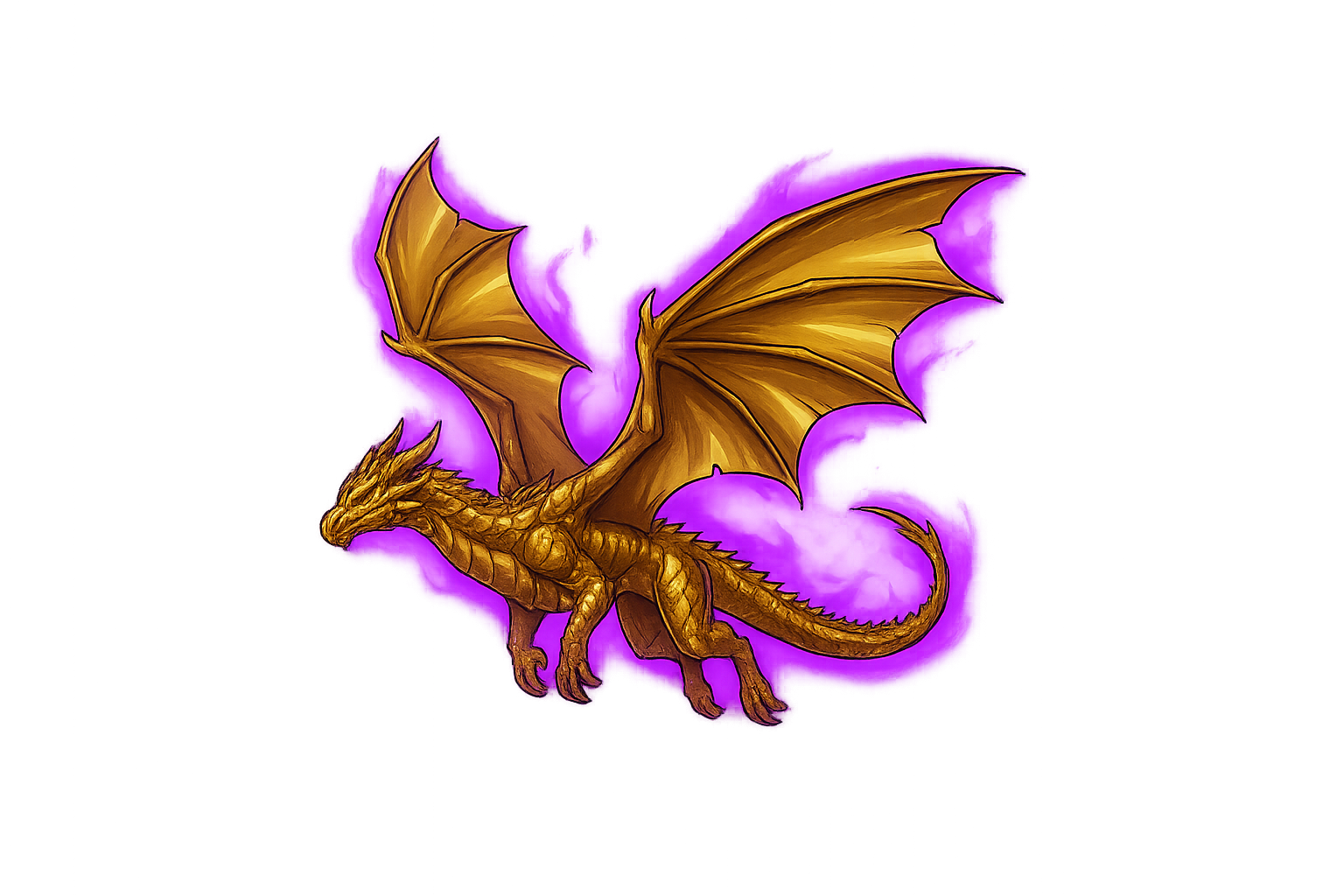 Dragón dorado DrakesCraft